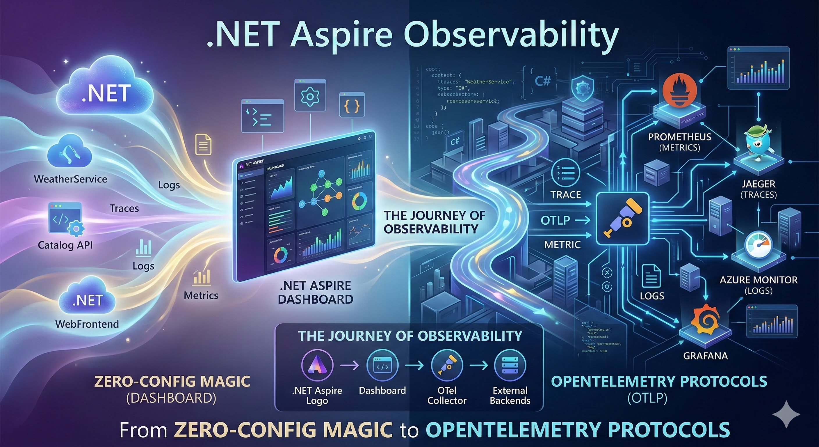 .NET Aspire Observability: From Zero-Config Magic to OpenTelemetry Protocols